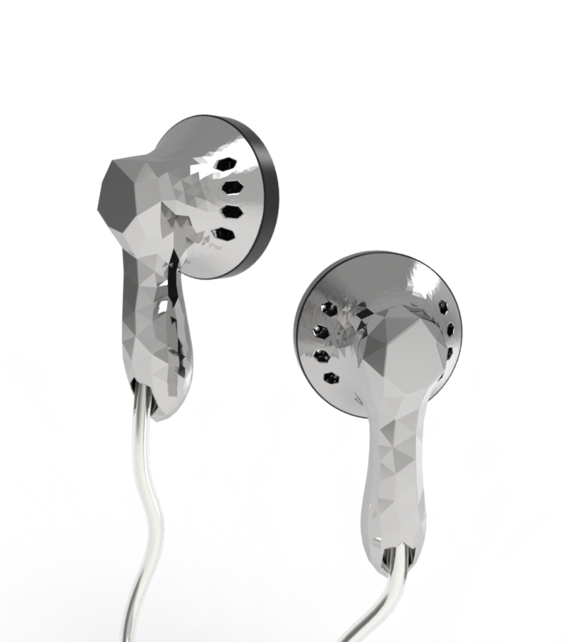 Low Poly earbud design