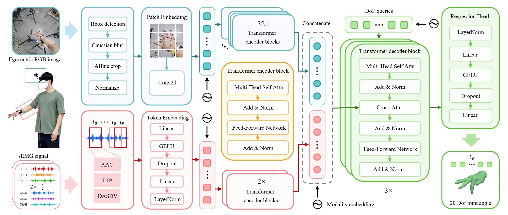 DoF-Query multimodal fusion architecture